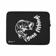 Gone Fishing v1 Laptop Sleeve